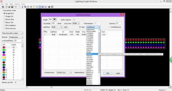 4096 ピクセル Salve DMX LED コントローラー H802RA 4ポート アルミ合金素材 1